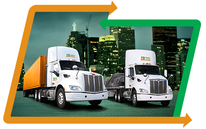 Adams Cargo diversified fleet of trucking equipment